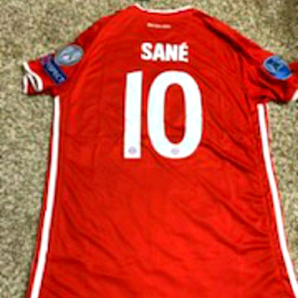 20/21 Bayern soccer jersey #10 SANE